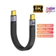 Кабель переходник USB Type-C M/M (40Gbps, 8K, USB 4.0, PD240W) E-Mark Chip Metal T5, 13 см (48786) - изображение 1