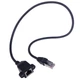 Кабель перехідник з'єднувач Ethernet LAN RJ45 - RJ45 (M/F), 50 см (48780) - зображення 2