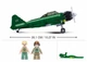 Конструктор блочный Sluban Истребитель Mitsubishi A6M Zero 560 деталей 2 фигурки M38-B1108 - изображение 5