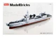 Конструктор блоковий Sluban Військовий корабель 578 деталей масштаб 1:450 Sluban M38-B0700 - зображення 5