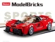 Конструктор блочный Sluban автомобиль Ferrari 262 детали 2 фигурки M38-B0955 - изображение 1