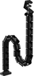 Органайзер для кабелю OfficePro CM730B Black - зображення 1
