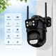 IP Wi-Fi камера видеонаблюдения BESDER A33H 8MP (двойной объектив, умное отслеживание, ночное видение, PTZ 360°) - изображение 3