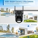 IP Wi-Fi камера видеонаблюдения BESDER A33H 8MP (двойной объектив, умное отслеживание, ночное видение, PTZ 360°) - изображение 6