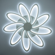 Люстра светодиодная потолочная LUMINARIA LORENA 150W 9R 810/50 APP WHITE 220V IP20, LED светильник с пультом ДУ Б/В - изображение 4