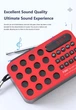 Радіоприймач цифровий з акумулятором та ремінцем Радіо FM LED-дисплей MP3-плеєр Bluetooth-колонка Blue - зображення 11