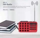 Радіоприймач цифровий з акумулятором та ремінцем Радіо FM LED-дисплей MP3-плеєр Bluetooth-колонка Blue - зображення 13
