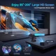 Смарт проектор Magcubic HY320 Mini, HDMI, Android 11, Bluetooth, WiFi, для домашнего кинотеатра, портативных устройств, ПК и ноутбуков - изображение 6