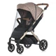 Детская прогулочная коляска EL CAMINO DYNAMIC PRO Special Beige ME 1053G-2 , коляска-книжка всесезонная капучино - изображение 3