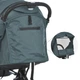 Детская прогулочная коляска зеленая Bambi M 5727 FLASH Pine Green, коляска-книжка - изображение 5