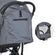Дитяча коляска прогулянкова сіра Bambi M 5727 FLASH Gray, коляска-книжка - зображення 7