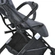 Дитяча коляска прогулянкова сіра Bambi M 5727 FLASH Gray, коляска-книжка - зображення 10