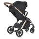 Детская прогулочная коляска EL CAMINO DYNAMIC PRO Special Black ME 1053G-2 , коляска-книжка всесезонная ЧЕРНАЯ - изображение 11