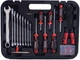 Набор инструментов Intertool 100 ед Cr-V трещотки 1/4" 1/2" 72T торцевые головки 4-32 мм биты SL PH Torx Hex съемник изоляции ключи кейс (000073422) - изображение 4