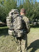 Тактический военный рюкзак 110л Cordura 1200D водонепроницаемый с системой MOLLE Пиксель - изображение 9