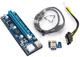 Райзер Ver. 009S PCI-E 1x до 16x з LED індикаторами 77401 - зображення 1