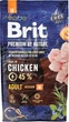 Сухой корм для взрослых собак средних пород с поваром Brit Premium Adult M 8 кг - изображение 3