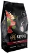 Сухой корм для собак малых пород со свежим мясом индейки и ягнятиной Savory 8 кг - изображение 1
