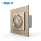 Bluetooth колонка Livolo золото скло (VL-C7-FCF-2AP) - зображення 1