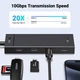 USB-хаб Ugreen CM806 USB-C to 4xUSB-C 3.2 Gen2 10Gbps Black (UGR-35584) - изображение 4