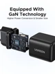 Сетевое зарядное устройство UGREEN X512 USB-C 20W PD3.0 QC4.0 GaN Fast Charger Black (55553) - изображение 8