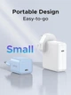 Сетевое зарядное устройство UGREEN X512 USB-C 20W PD3.0 QC4.0 GaN Fast Charger Blue (55555) - изображение 7