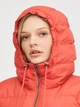 Пуховик зимний длинный женский Jack Wolfskin Crystal Palace Coat 1204131_2571 XL Кораллово-красный (4060477921600) - изображение 4