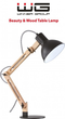 Lampka biurkowa Winner Group Beauty and Wood Black (8591194113338) - obraz 2