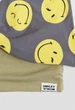 Шапка з джерсі сіра та оливкова Smile 2шт H&M 4-6 років (400099230) - зображення 2