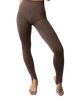 Леггинсы бесшовные со штрипками Leggings Straps Deep Taupe S/M Коричневые - изображение 1