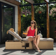 Садовий шезлонг Di Volio Asco бежевий - зображення 9