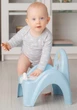 Горщик - стільчик «Зайчики» (М'ятний). Виробник - Tega Baby - зображення 3