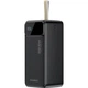 Повербанк Choetech 50000mAh с быстрой зарядкой PD 22.5W + QC3.0, USB-C, 2xUSB-A, Черный - изображение 1