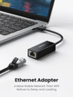 Зовнішня мережева карта / Мережевий адаптер Ugreen CR111 100mbps Ethernet LAN RJ45 (20256) - зображення 2