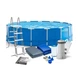 Каркасный круглый бассейн Intex 457х122 см 16805 л синий (28242) - изображение 1