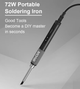 USB паяльник GVDA GD301 (72Вт, 400 град.) + блок питания PD 65W, 5 жал, кабель Type-C - изображение 3