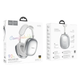 Бездротові навушники Hoco w55 Pleasing BT headphones біло сірі (White Silver) - зображення 3
