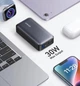 Павербанк Anker 533 10000 mAh 30W з наскрізною зарядкою та індикатором заряду Зовнішній акумулятор для телефонів Power IQ 3.0 для iPhone 10-15 серії, iPad, MacBook, Galaxy - зображення 3