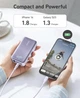 Павербанк Anker 533 10000 mAh 30W з наскрізною зарядкою та індикатором заряду Зовнішній акумулятор для телефонів Power IQ 3.0 для iPhone 10-15 серії, iPad, MacBook, Galaxy - зображення 5
