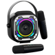 Портативная Bluetooth колонка V11 + 2 микрофона Black - изображение 3