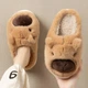 Женские домашние тапочки утепленные с закрытым носком Капибара Capybara 37 24см (10424) - изображение 3