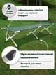 Складная туристическая кровать усиленная из алюминия Happy Home 190х64 см раскладушка походная с чехлом для кемпинга Green/Зеленая - изображение 5