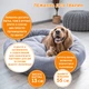Лежак для собак и котов Funny Animals 55 см Серый (МС 160401-08) - изображение 2