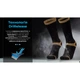 Шкарпетки водонепроникні Dexshell Hytherm Pro Socks, розмір L (43-46), чорні з коричневою смугою - изображение 3