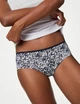 Набір бавовняних трусиків Marks&Spencer шортики Low rise shorts 8(36) 5 шт navy mix 0107 - зображення 3