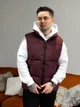 Теплий жилет чоловічий Sane XL бордовий - зображення 6
