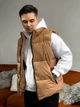 Теплий жилет чоловічий Sane S бежевий - зображення 6