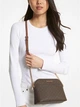 Сумка крос-боді жіноча Michael Kors Jet Set Travel Medium Logo Dome Crossbody Bag Коричневий (656365) - изображение 1