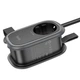 Сетевое зарядное устройство удлинитель Hoco NS7 2 USB, Type-C PD 20W 1 розетка 1.1m black - изображение 5