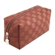 Женская косметичка Lesko 34030 Brown несессер органайзер дорожная бьюти кейс - изображение 1